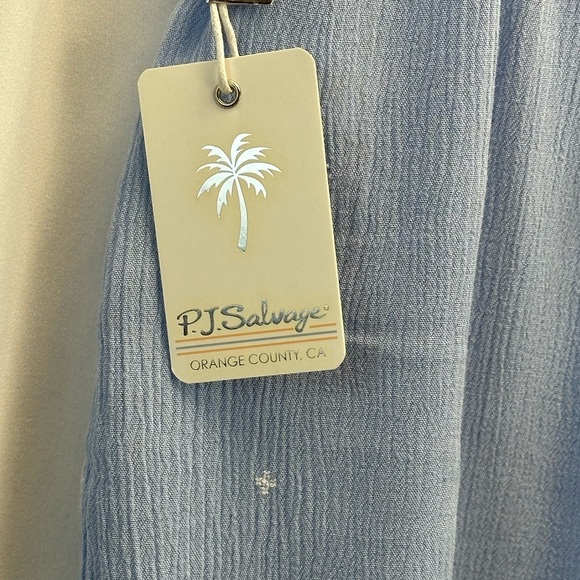 PJ Salvage Drawstring Salty Days Sleep Lounge Shorts -  Blue - ROSDS2 - Picture 4 of 9